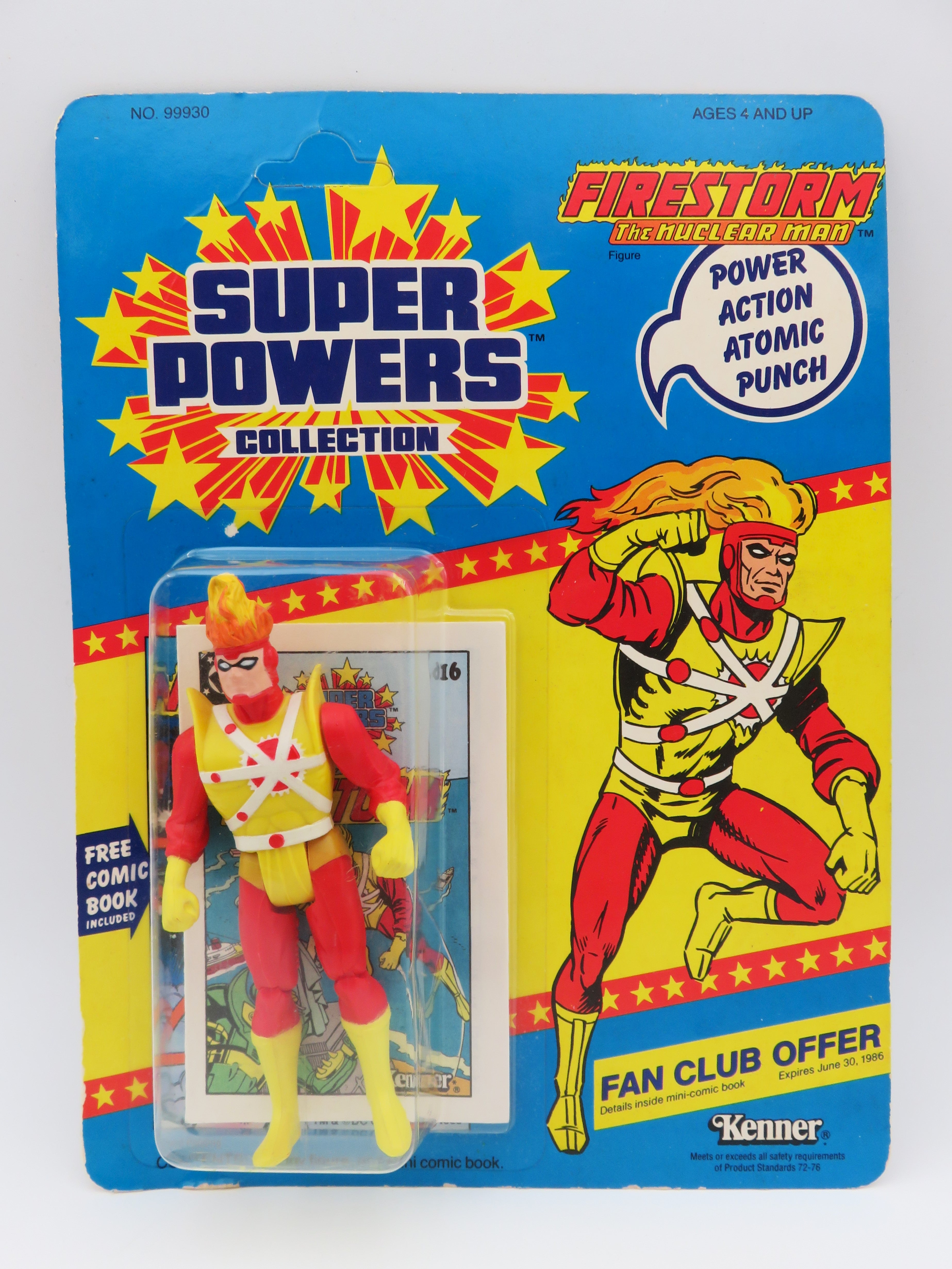 DC Firestorm Super Powers Collection Action Figure - Kenner (1985) Vintage Comic Toy